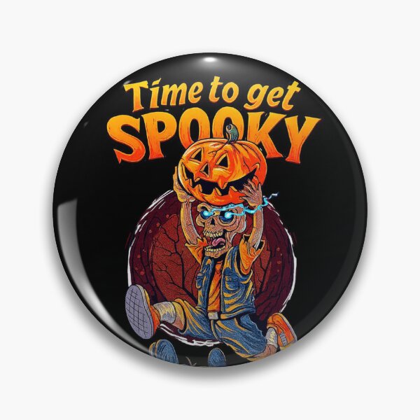 Item preview, Creepy Halloween Vibes | Time to Get Spooky | Pumpkin Head Zombie designed and sold by EnchantedDesigns .