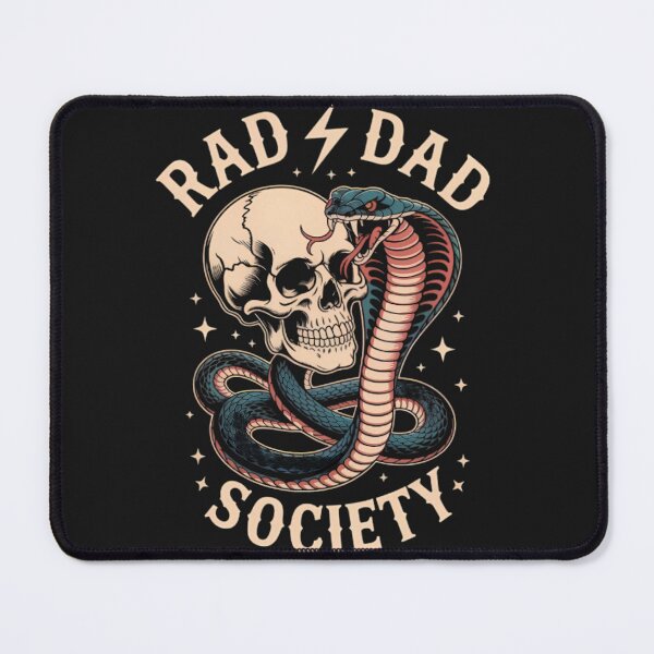 Item preview, Rad Dad Society – Vintage Skull and Snake Tattoo Design designed and sold by dortmond.
