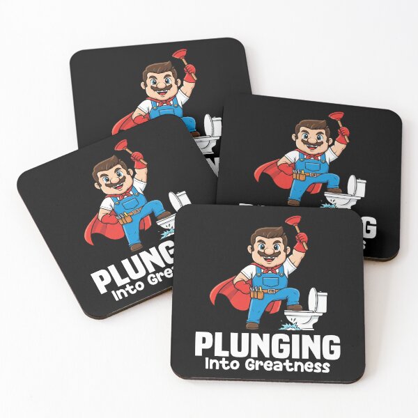 Item preview, PLUNGING INTO GREATNESS - PLUMBER designed and sold by KEF Custom.