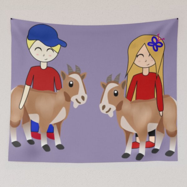 Item preview, Ford and Amanda Elope with the Goats PNG designed and sold by GooglyEyes-.