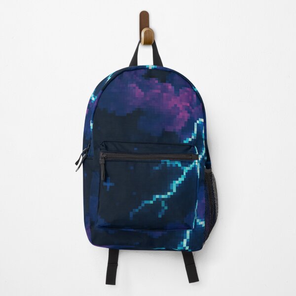 Item preview, Cosmic Storm Pixel Art – Electric Lightning in a Space Nebula designed and sold by retro_pixel.
