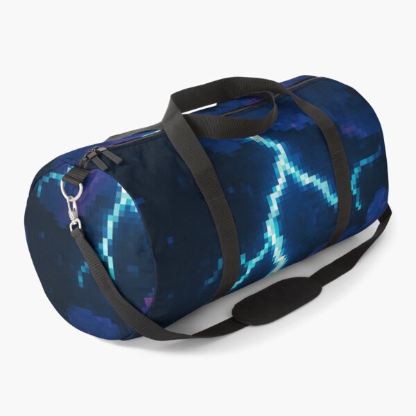 Item preview, Cosmic Storm Pixel Art – Electric Lightning in a Space Nebula designed and sold by retro_pixel.