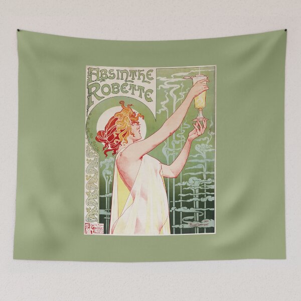 Item preview, Absinthe Robette vintage poster designed and sold by stevepaint.