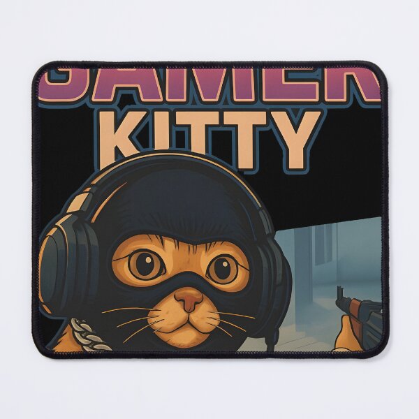 Item preview, I’m a Gamer Kitty – Funny Cat Gaming T-Shirt designed and sold by nav365.