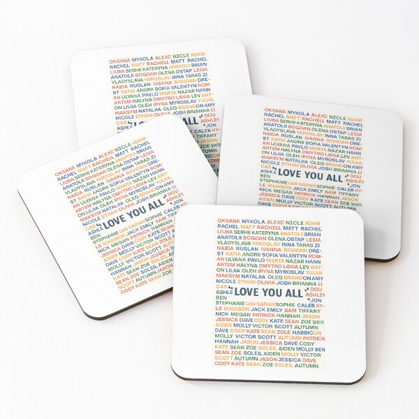 Item preview, LOVE YOU ALL — Names of Friends and People I CherishWords about love  designed and sold by Asmar_islam☪️.