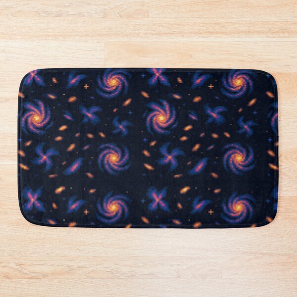 Item preview, Galactic Spiral Pixel Art – Colorful Galaxy Cluster in Deep Space designed and sold by retro_pixel.