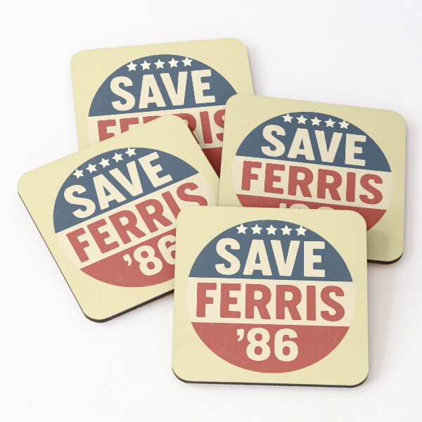 Item preview, Save Ferris ’86 – Vintage Retro USA-Inspired Design designed and sold by Lunaria Arts.