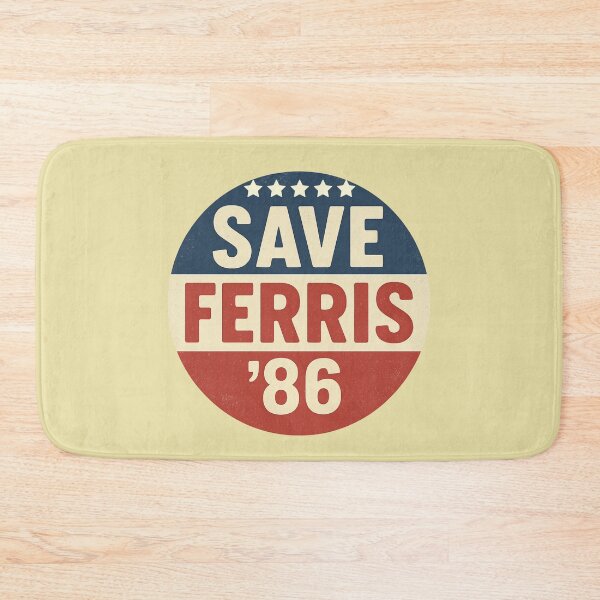 Item preview, Save Ferris ’86 – Vintage Retro USA-Inspired Design designed and sold by Lunaria Arts.