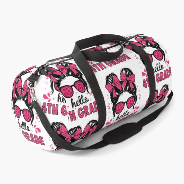 Item preview, Hello 4th Grade Messy Bun Coquette First Day Of School Girls designed and sold by Blok45.