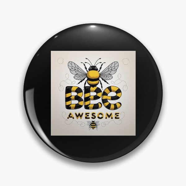 Item preview, Bee Awesome – Cute Motivational Bee Design designed and sold by joshuayule.