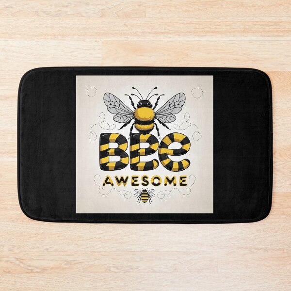 Item preview, Bee Awesome – Cute Motivational Bee Design designed and sold by joshuayule.