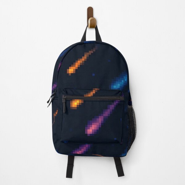 Item preview, Meteor Shower Pixel Art – Shooting Stars in Retro Night Sky designed and sold by retro_pixel.