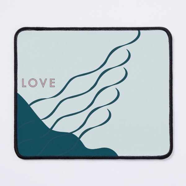 Item preview, Love waves in emerald colours designed and sold by strokes and splashes.