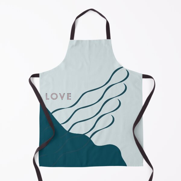 Item preview, Love waves in emerald colours designed and sold by strokes and splashes.