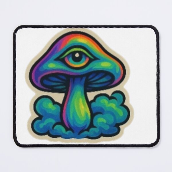 Item preview, Trippy mushroom watching you designed and sold by Couldbebettah.