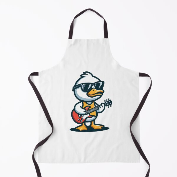 Item preview, Cartoon Duck Rock Guitarist – Cool Musician Animal Art designed and sold by Confuzz1ed.