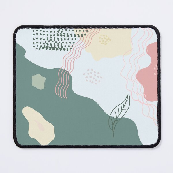 Item preview, botanical composition in pastel green & pink designed and sold by strokes and splashes.