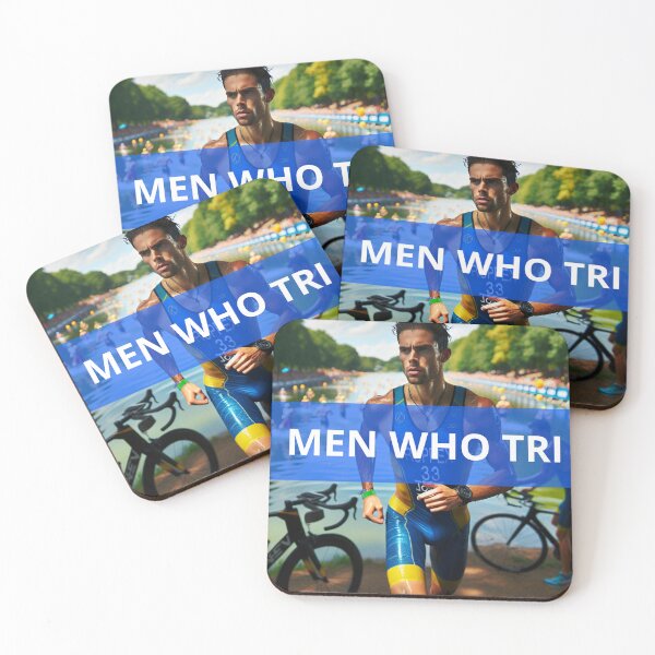 Item preview, MEN WHO TRI – PUSH LIMITS, CHASE GREATNESS designed and sold by Triathlongram.