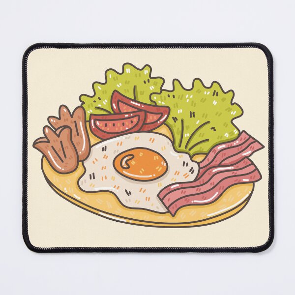 Item preview, Classic American Breakfast illustration  designed and sold by JHomStudio.