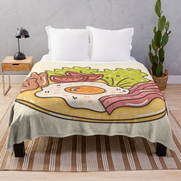 Item preview, Classic American Breakfast illustration designed and sold by JHomStudio.