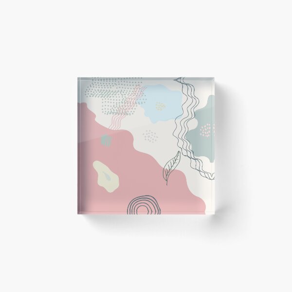 Item preview, Botanical composition in pastel pink designed and sold by strokes and splashes.