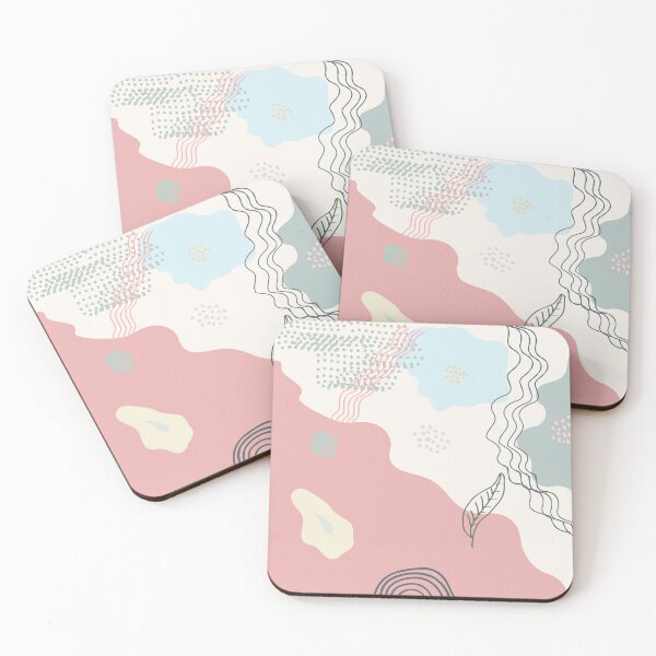 Item preview, Botanical composition in pastel pink designed and sold by strokes and splashes.