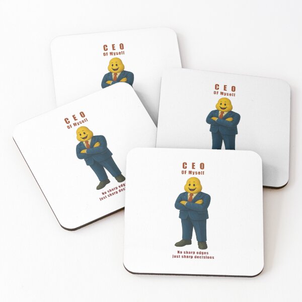 Item preview, CEO of Myself – Confident Cartoon Boss | No Sharp Edges, Just Sharp Decisions designed and sold by Vibe 5tudio.