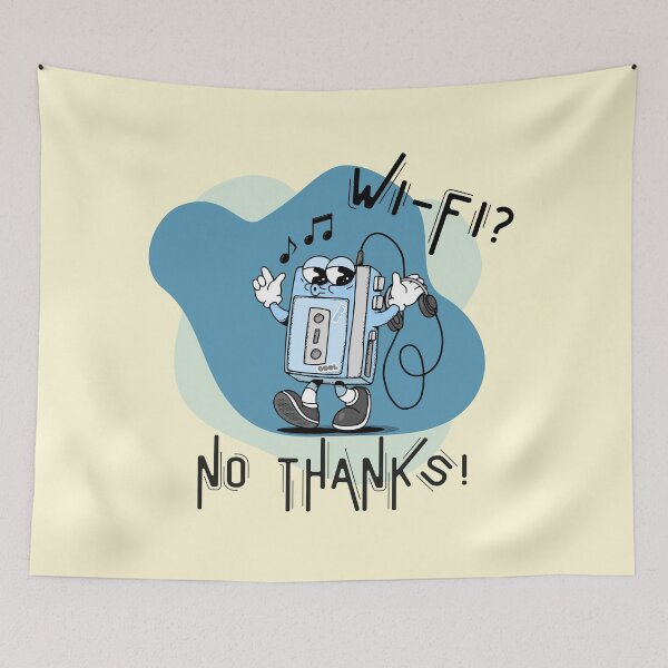 Item preview, Wi-Fi? No thanks! - retro walkman designed and sold by CypisDesign.