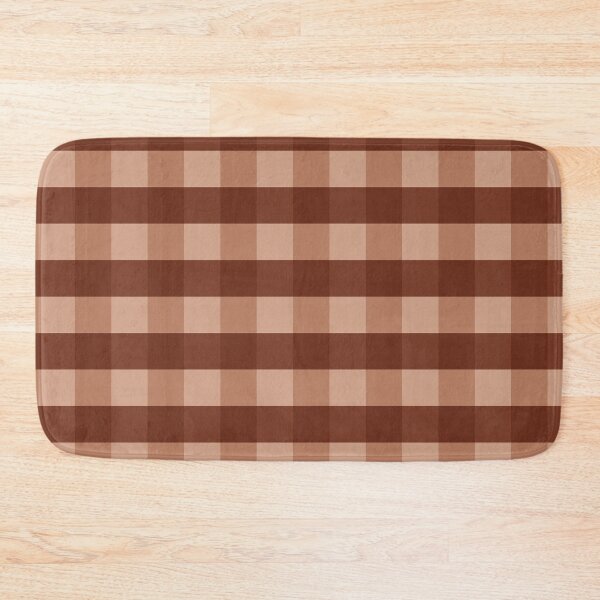 Item preview, Autumn Brown Gingham Pattern designed and sold by Kozee.