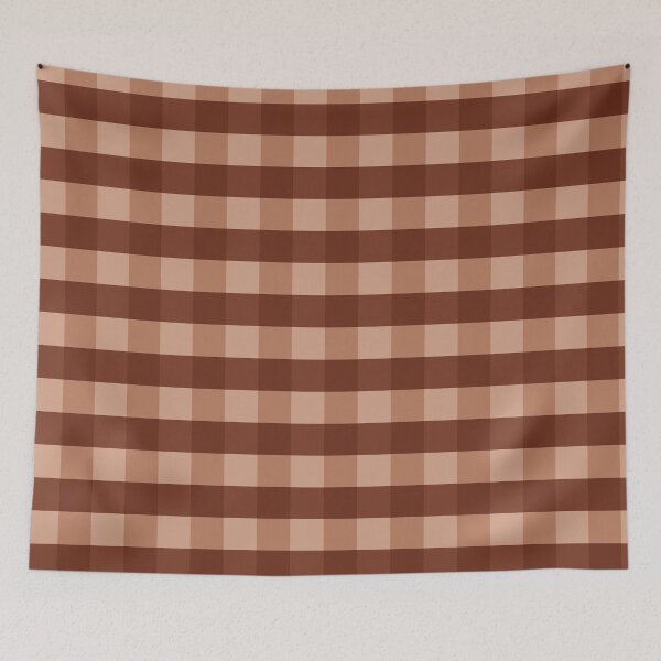 Item preview, Autumn Brown Gingham Pattern designed and sold by Kozee.