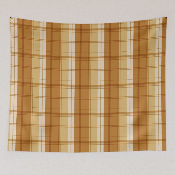Item preview, Autumn Yellow and Orange Plaid Pattern designed and sold by Kozee.