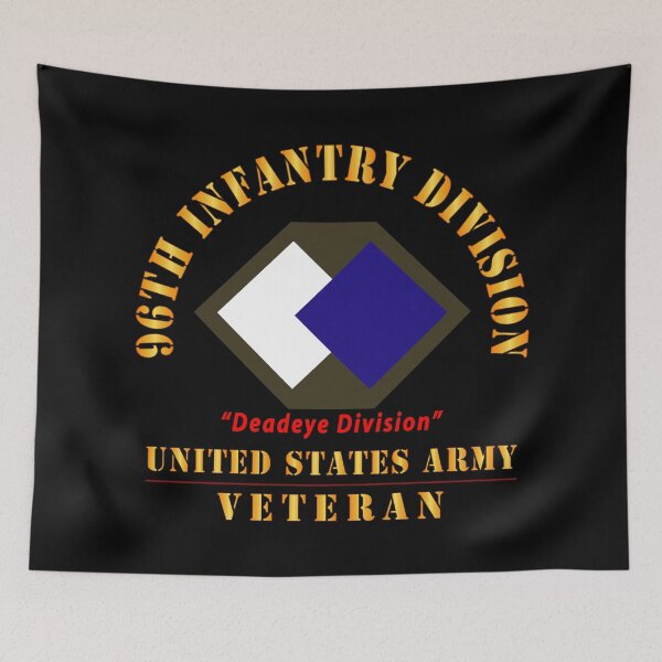 Item preview, Army - SSI - 96th Infantry Division - Deadeye Division - US Army Veteran X 300 designed and sold by Military Insignia Products.