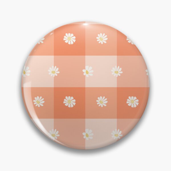 Item preview, Summer Orange Gingham and Daisy designed and sold by Kozee.