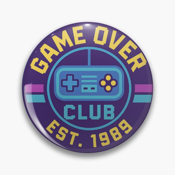 Item preview, Game Over Club – Retro Gamer Design in Vintage Arcade Style designed and sold by Lunaria Arts.
