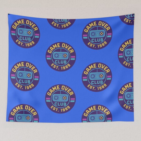Item preview, Game Over Club – Retro Gamer Design in Vintage Arcade Style designed and sold by Lunaria Arts.