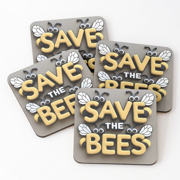 Item preview, Save the Bees – Cute Eco-Friendly Bee Awareness Design designed and sold by joshuayule.