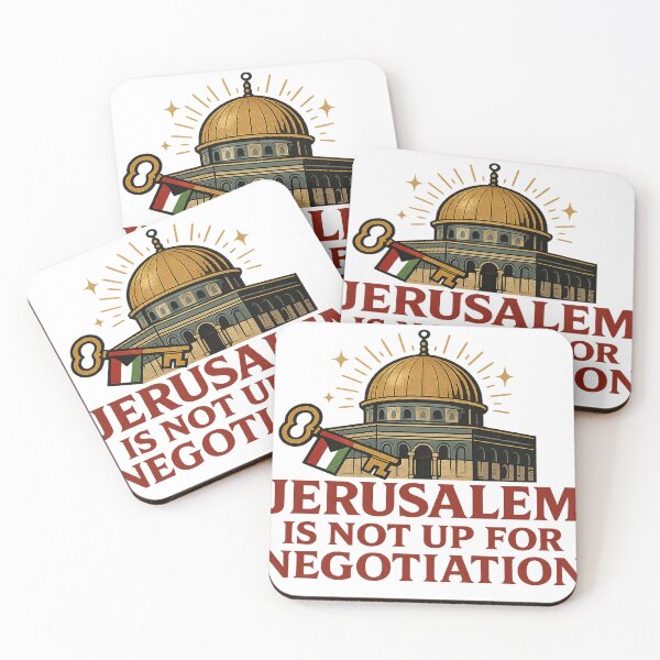 Item preview, Jerusalem Is Not Up for Negotiation – Defiant Statement Art designed and sold by ArthUpscale.