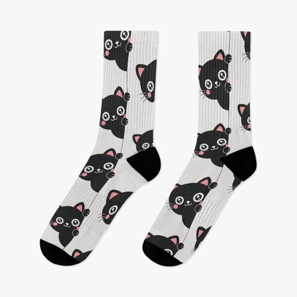 Item preview, Playful Black Kitten Peek designed and sold by AdibaArt.