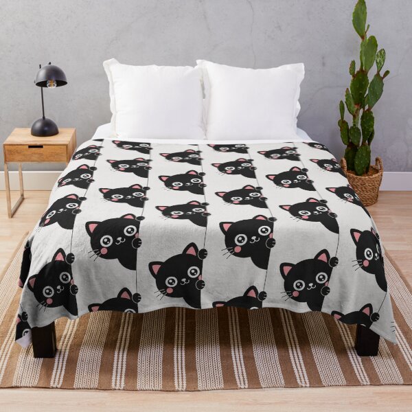 Item preview, Playful Black Kitten Peek designed and sold by AdibaArt.