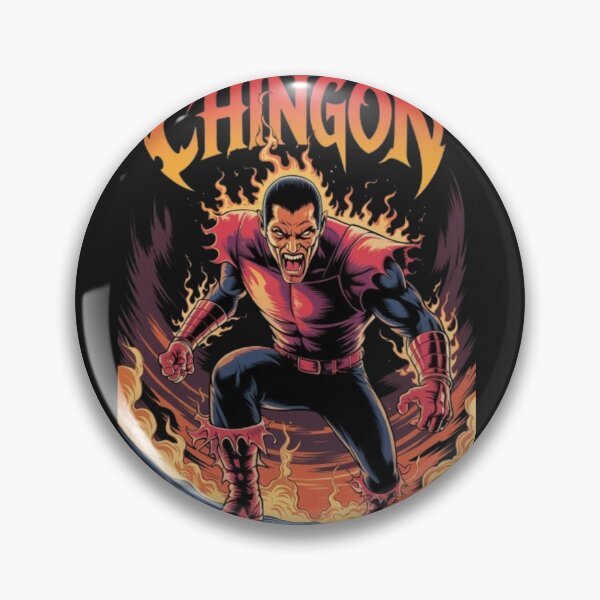 Item preview, El Chingón – Retro Comic Superhero with Fire Power designed and sold by dortmond.