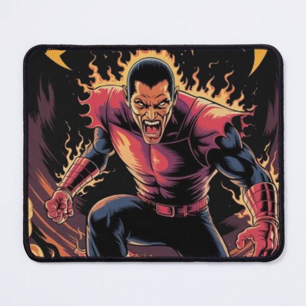 Item preview, El Chingón – Retro Comic Superhero with Fire Power designed and sold by dortmond.