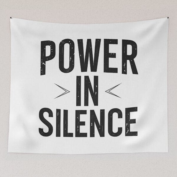 Item preview, Quiet Power – Introvert Quote designed and sold by ASKprints.