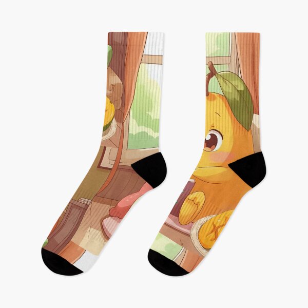 Item preview, “Mango Tales – Cozy Fruit Reading” designed and sold by reemavibe.