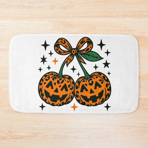 Item preview, Pumpkin cherries png｜halloween cherry png｜autumn girly png｜trendy fall designs｜pumpkin bow png｜fall coquette design｜pumpkin fall designs designed and sold by PixelBlooming.