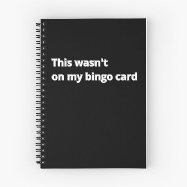 Item preview, This wasn't on my bingo card designed and sold by Agu210.