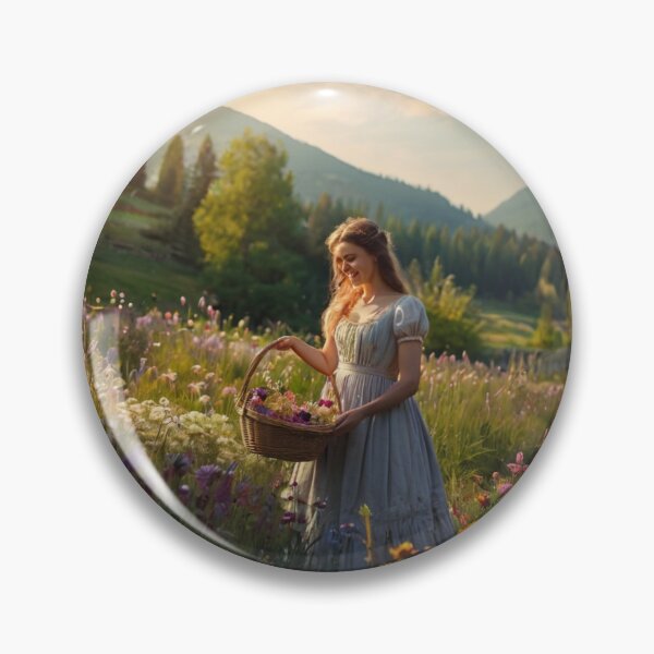 Item preview, The Flower Meadow Dream: Victorian Elegance in Nature’s Embrace designed and sold by BlareBlare.
