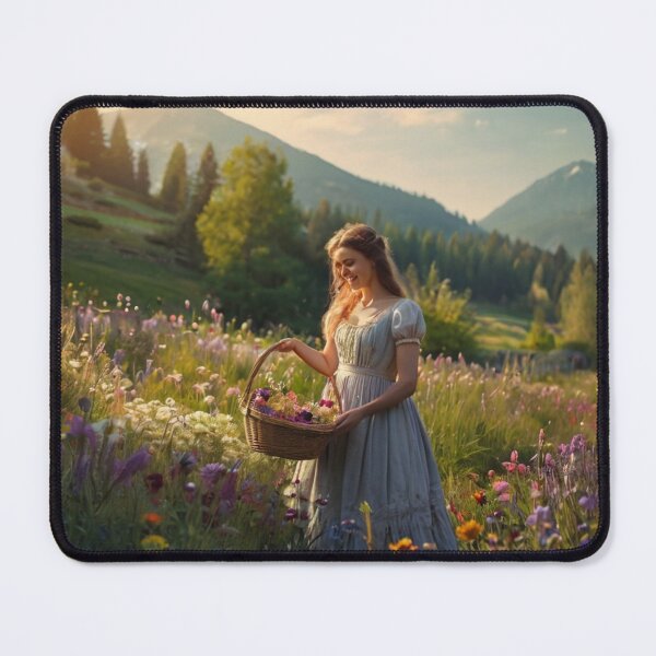 Item preview, The Flower Meadow Dream: Victorian Elegance in Nature’s Embrace designed and sold by BlareBlare.