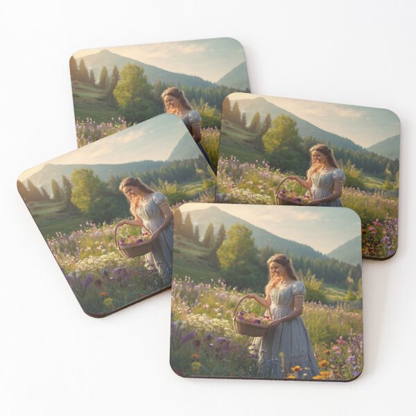 Item preview, The Flower Meadow Dream: Victorian Elegance in Nature’s Embrace designed and sold by BlareBlare.
