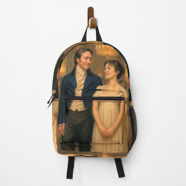 Item preview, Mr Darcy & Elizabeth Bennet Illustration designed and sold by LoveVintageToo.