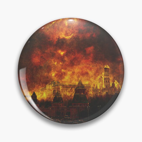 Item preview, moscow kremlin in fire russia designed and sold by NBazilenco.